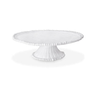 Beatriz Ball VIDA Alegria Pedestal Cake Plate White