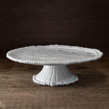 Load image into Gallery viewer, Beatriz Ball VIDA Alegria Pedestal Cake Plate White
