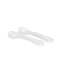 Load image into Gallery viewer, Beatriz Ball VIDA Alegria Large Melamine Salad Servers White
