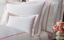 Load image into Gallery viewer, Amara Triple Pearl pillows with pink embroidery
