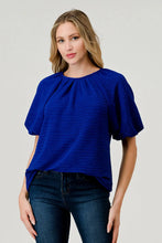 Load image into Gallery viewer, Belize Balloon Puff Sleeve Top Royal - FINAL SALE
