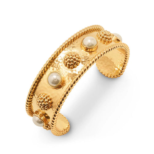 gold bangle with pearls and gold berries 