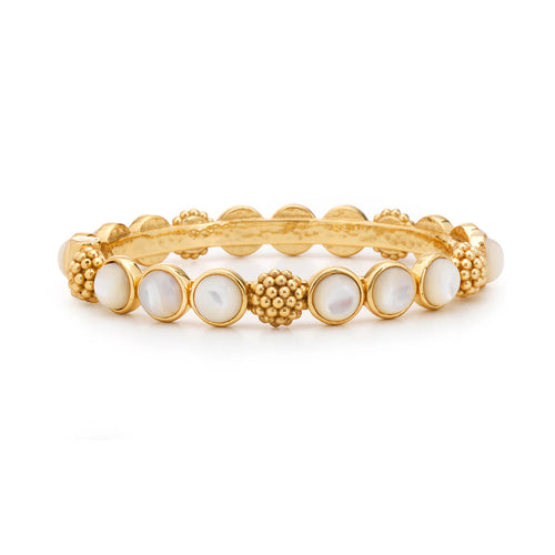 Mother of pearl and gold berry bracelet 