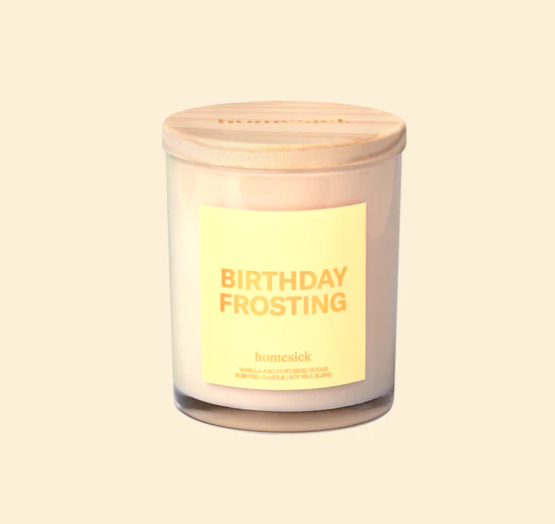 Birthday Frosting Candle - Vanilla & Powdered Sugar
