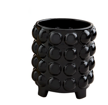 Load image into Gallery viewer, Black Bead Flower Pots
