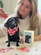 Load image into Gallery viewer, Black Lab Pop-Up Greeting Card
