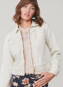 Spartina 449 Blake Denim Jacket - Sand