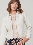 Spartina 449 Blake Denim Jacket - Sand - FINAL SALE