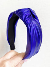 Load image into Gallery viewer, Blue Metallic Headband
