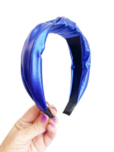 Load image into Gallery viewer, Blue Metallic Headband
