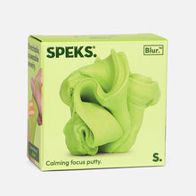 Load image into Gallery viewer, box with branding for Speks Blur Calming Focus Putty in light green
