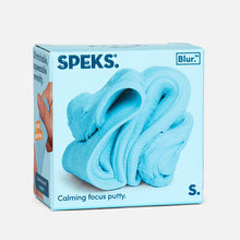 Load image into Gallery viewer, box with branding for Speks Blur Calming Focus Putty in light blue
