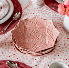 Load image into Gallery viewer, Juliska Jardins Du Monde Dessert/Salad Plate Assorted Set/4
