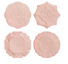 Load image into Gallery viewer, Juliska Jardins Du Monde Dessert/Salad Plate Assorted Set/4
