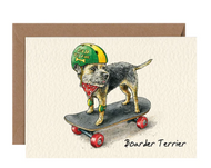 Hester & Cook Boarder Terrier Greeting Card