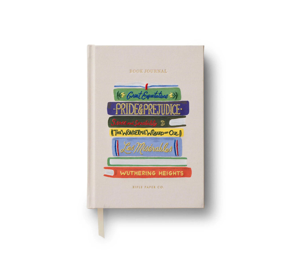 Rifle Paper Book Club Embroidered Book Journal