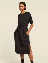 Load image into Gallery viewer, T-Shirt Tie Dress - Black
