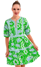 Load image into Gallery viewer, Border Dress - Flora
