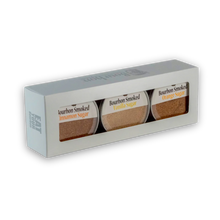 Load image into Gallery viewer, Bourbon Smoked Sugars Trio - Orange, Vanilla, Cinnamon
