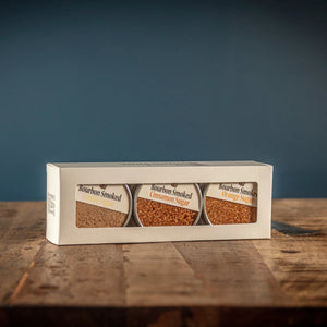 Bourbon Smoked Sugars Trio - Orange, Vanilla, Cinnamon