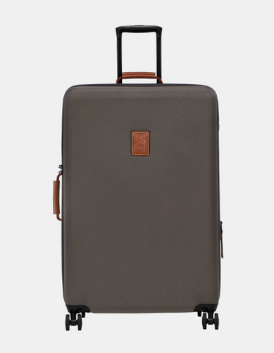 Longchamp Boxford Suitcase Embossed Style xl brown