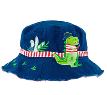 Load image into Gallery viewer, Bucket Hat - Dino Pirate
