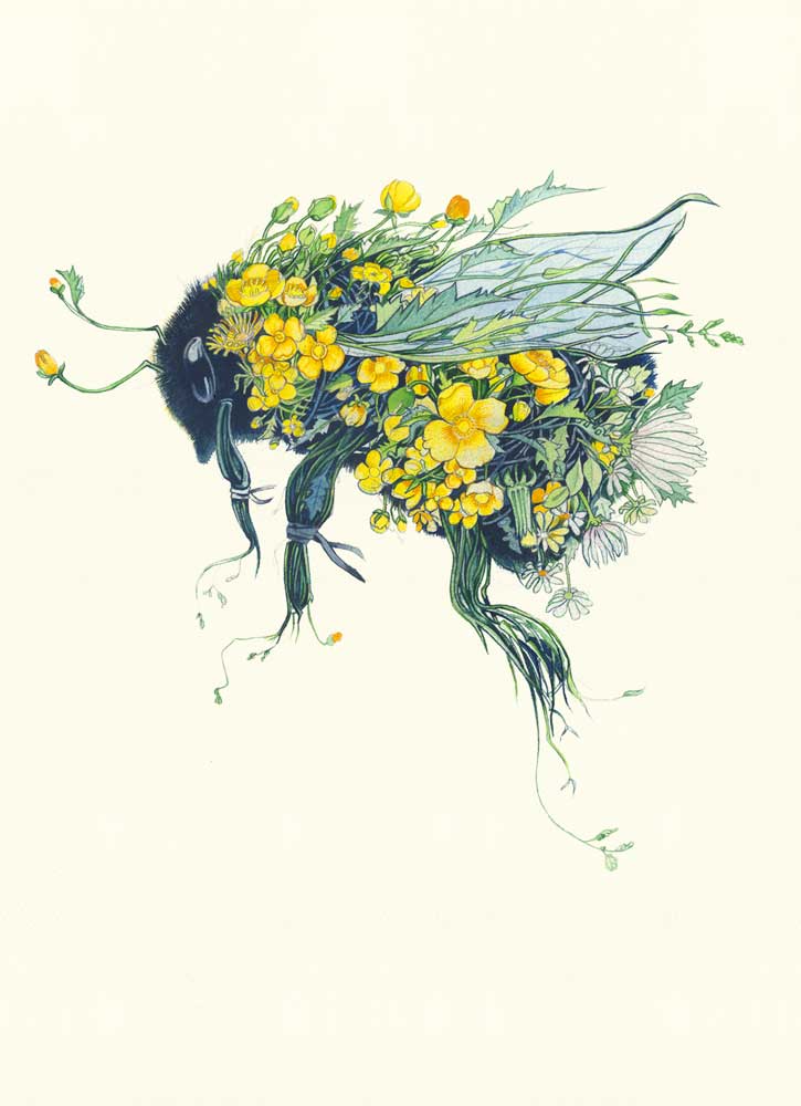 Bumblebee Greeting Card