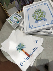 Gainesville Palm Tree Design Kitchen Towel