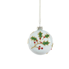 Load image into Gallery viewer, Holly Berry Glass Ornaments
