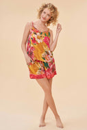 Powder Cami Impressionist Floral Pyjamas, Mustard