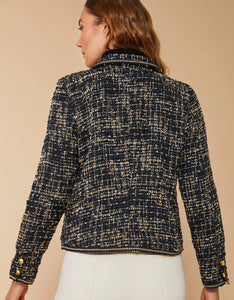 Spartina 449 Cameron Tweed Jacket Black Multi