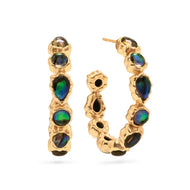 Capucine de Wulf Aurora Medium Hoop Earrings - Abalone - FINAL SALE