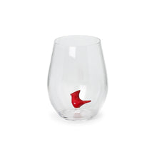 Load image into Gallery viewer, Cardinal Stemless Wine Glass
