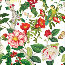 Load image into Gallery viewer, Caspari Christmas Chinoiserie White Napkins
