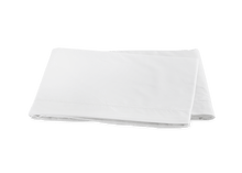 Load image into Gallery viewer, Ceylon Satin Stitch Flat Sheet in white
