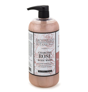 Charcoal Rose Body Wash - 33 oz