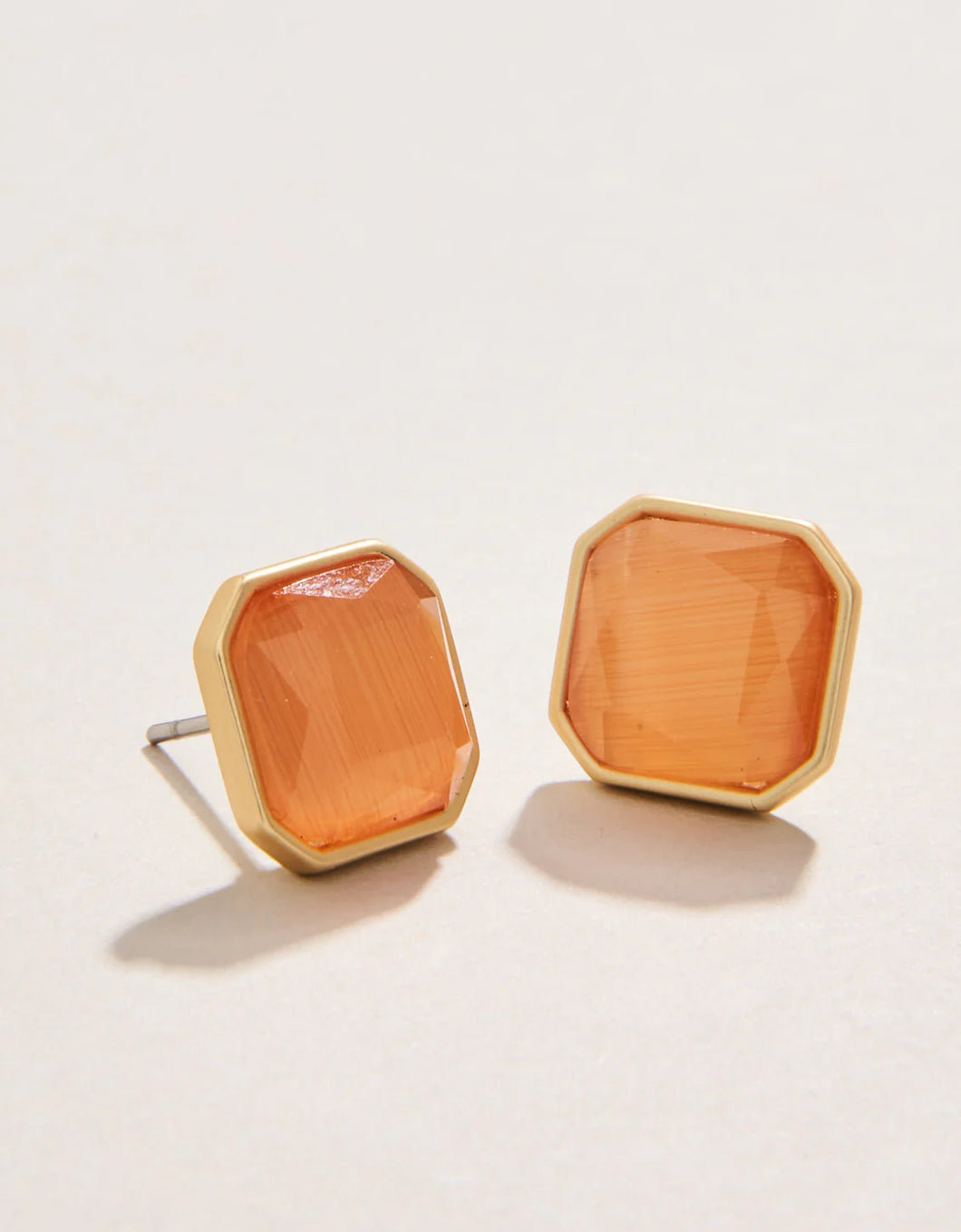 Spartina 449 Chateau Stud Earrings Optic Sunstone