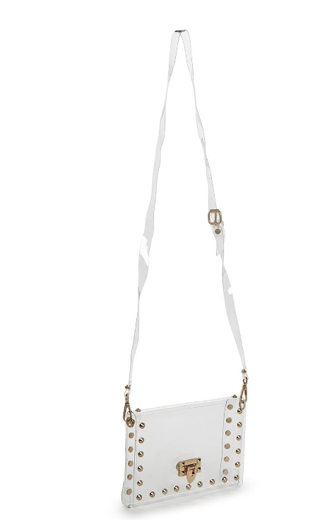 Clear Picture See Through Bags w/ Gold Hardware