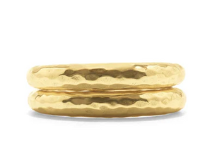 Cleopatra Slice Stacking Ring Set - Gold