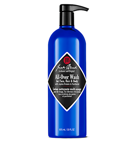 Jack Black All-Over Wash for Face, Hair & Body bottle