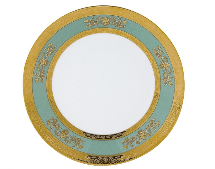 Corinthe Aqua Bread and Butter Plate - FINAL SALE