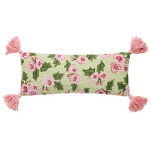 Load image into Gallery viewer, Cottage Charm Roses w/Tassels Hook Pillow

