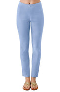 Gretchen Scott Designs Cotton / Spandex GripeLess Pants - Solid - Periwinkle