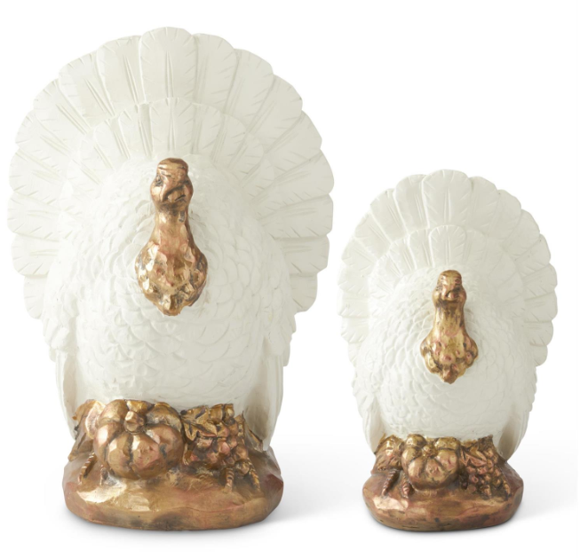 Cream & Copper Resin Turkey