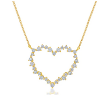 Load image into Gallery viewer, Crislu Adore Open Heart Necklace
