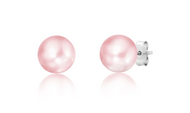 Crislu Large Pink Pearl Earrings