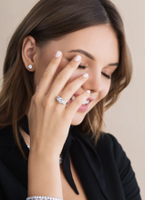 Load image into Gallery viewer, Person wearing Crislu Pure Platinum Finish jewelry
