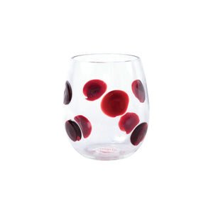 Vietri Drop Stemless Wine Glass