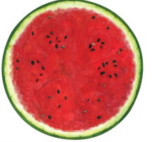 Load image into Gallery viewer, Die-Cut Watermelon Placemat
