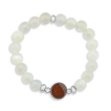 Load image into Gallery viewer, Dune Jewelry Round Beaded Bracelet - Moonstone
